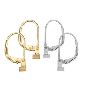 Convertiblez 2 Pair of Earring Converters Converts Post Earrings to Lever Back